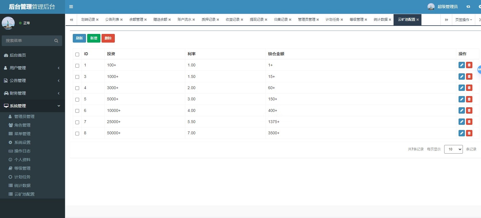 图片[6]-BSC质押挖矿DefiDAPP/带授权合约代码/矿池/7国语言/质押DEFI-hw源码网